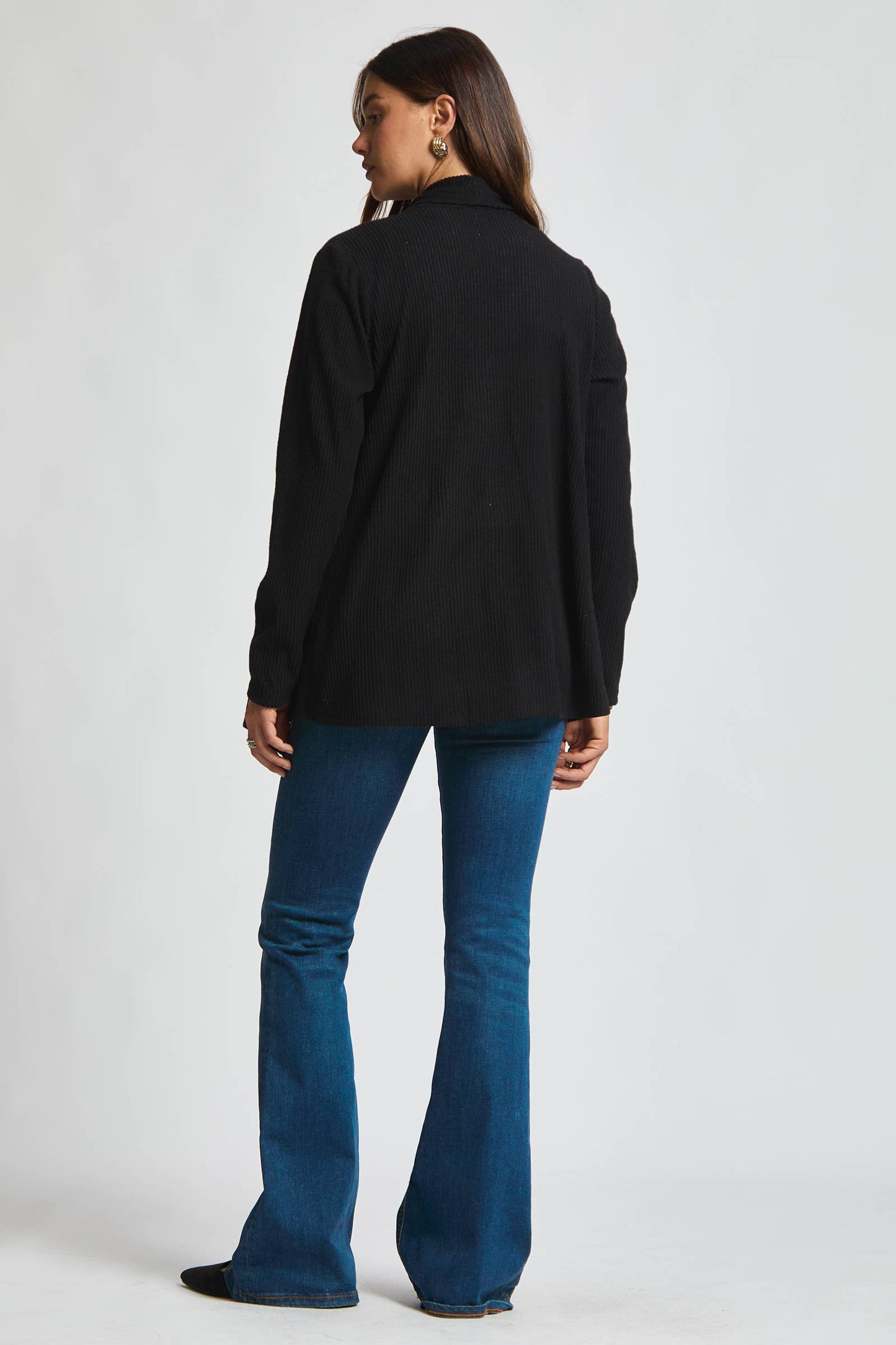 Dear Scarlett - Wrap Top w/ Button Front