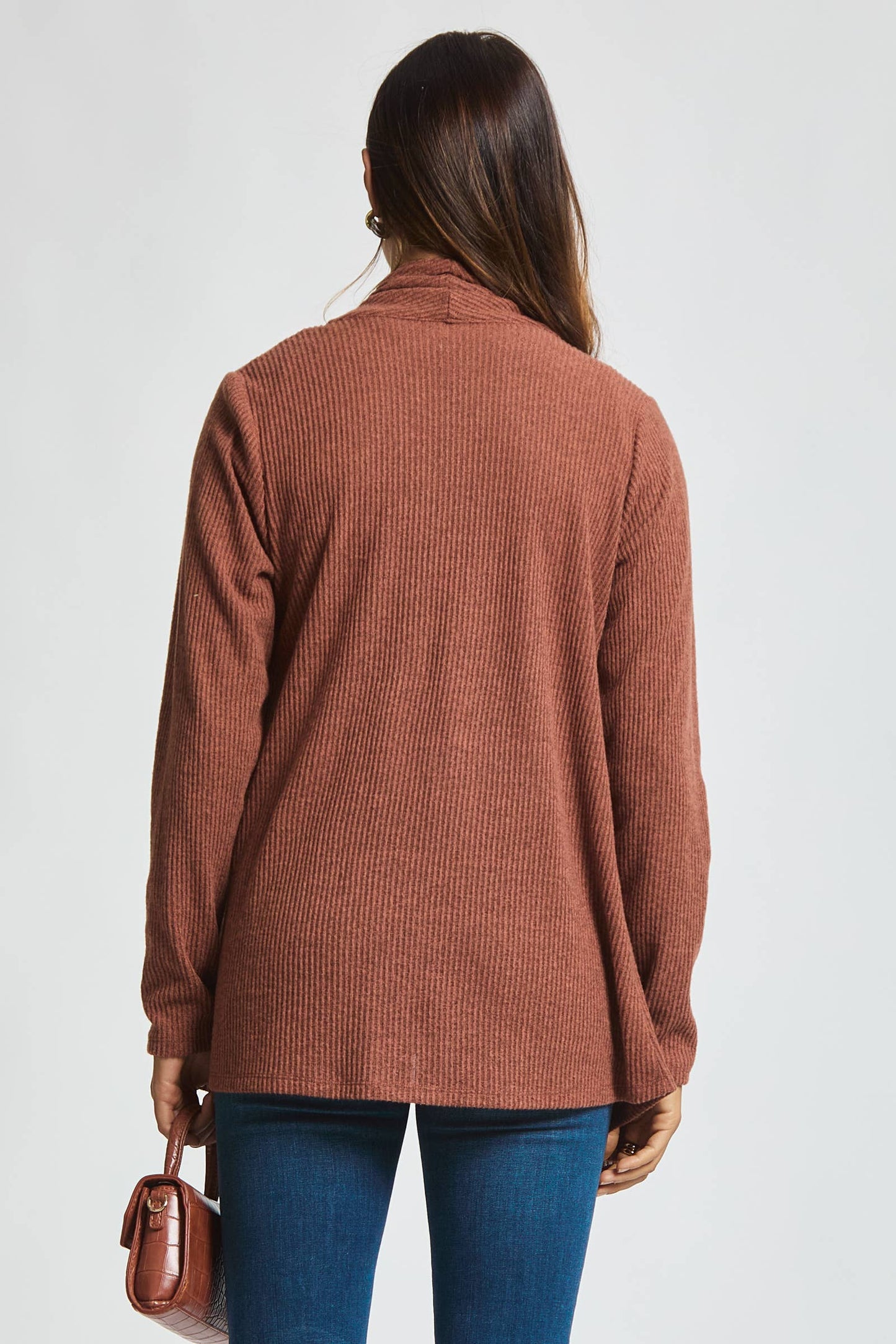 Dear Scarlett - Wrap Top w/ Button Front