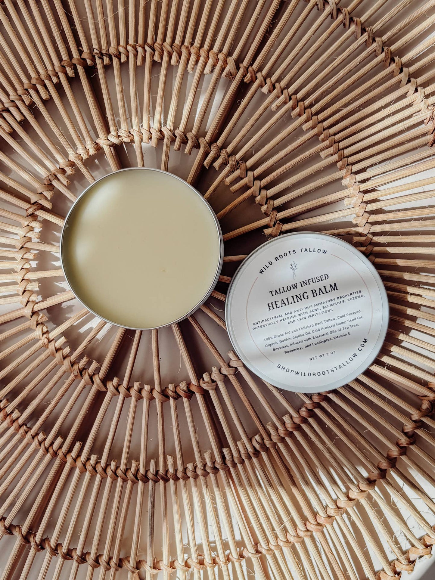 Wild Roots Tallow Co. -Tallow Botanical Healing Balm