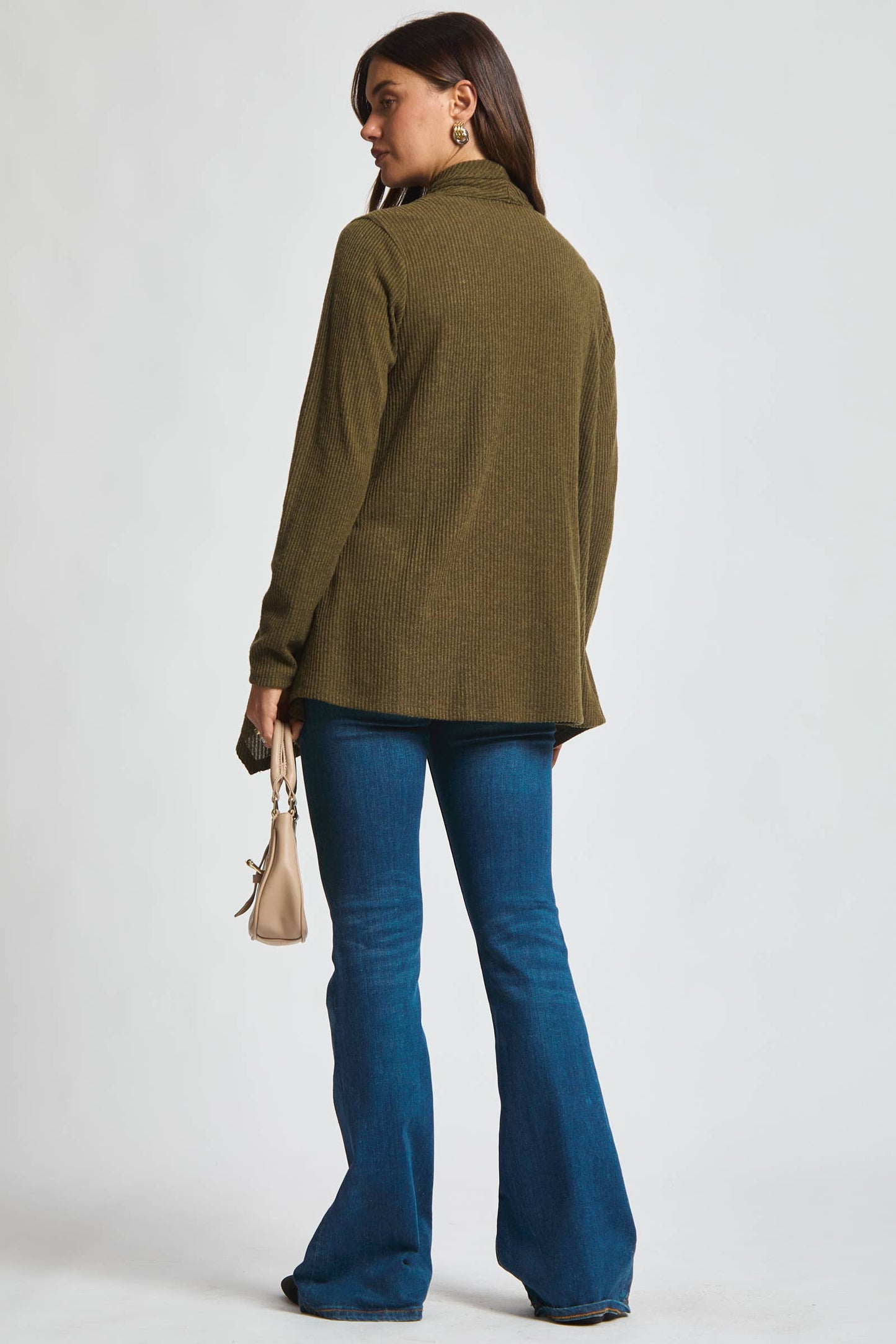 Dear Scarlett - Wrap Top w/ Button Front