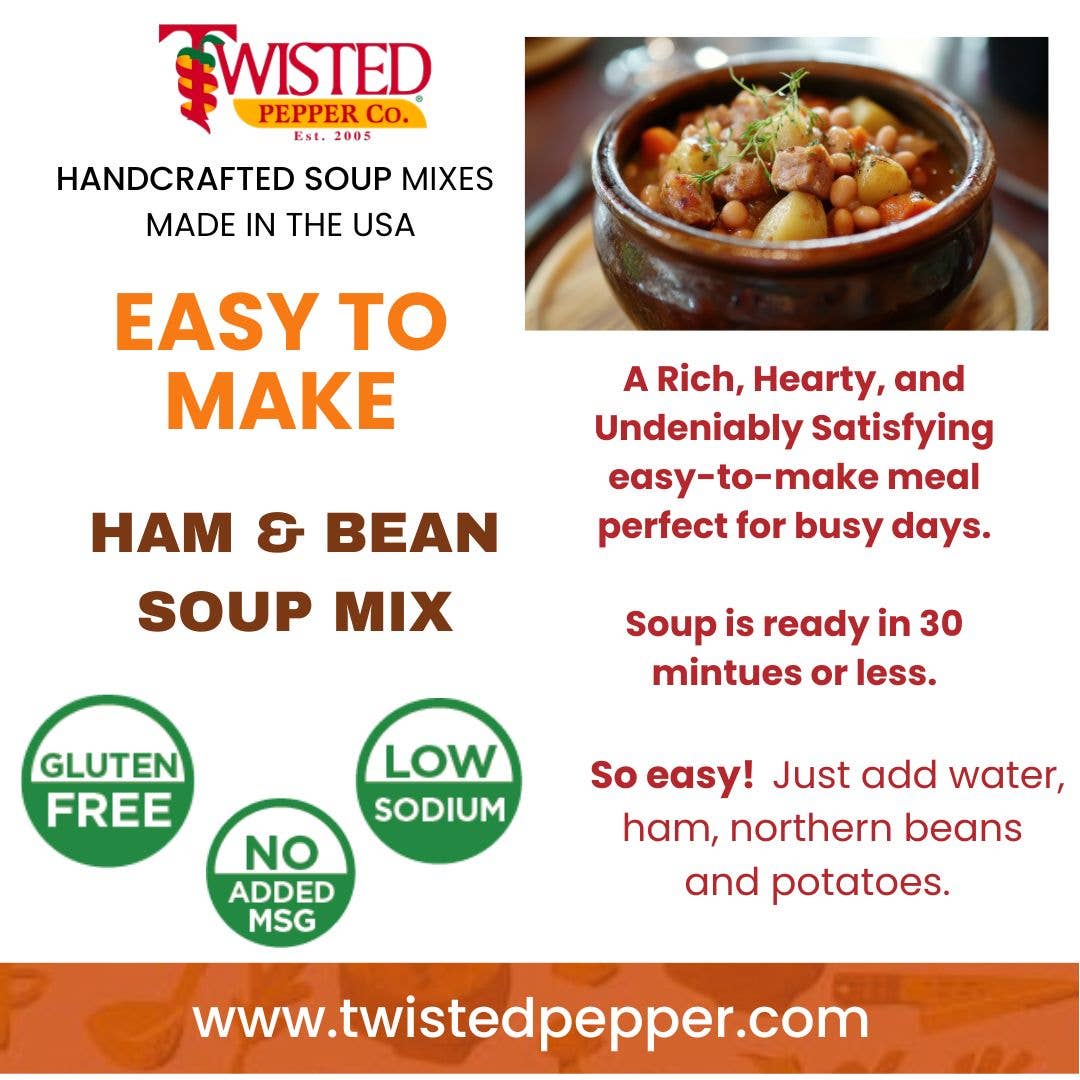 Twisted Pepper Co - Ham & Bean Soup Mix