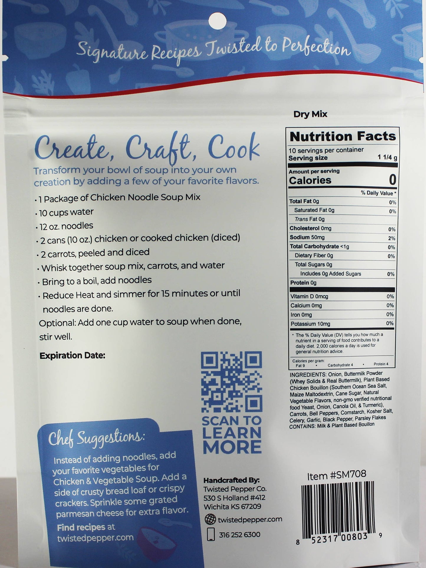 Twisted Pepper Co - Chicken Noodle Soup Mix