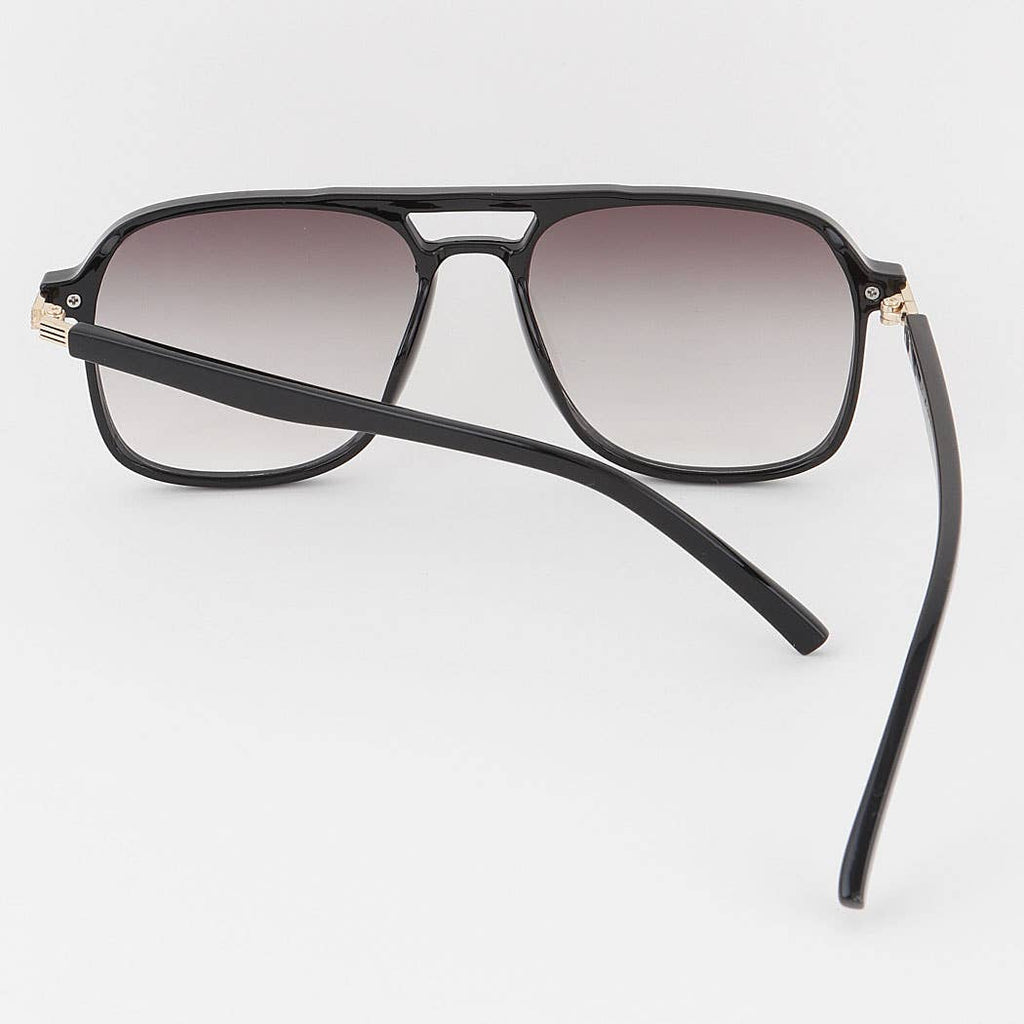 3AM BY H&D ACCESSORIES - Straight Aviator Sunglasses