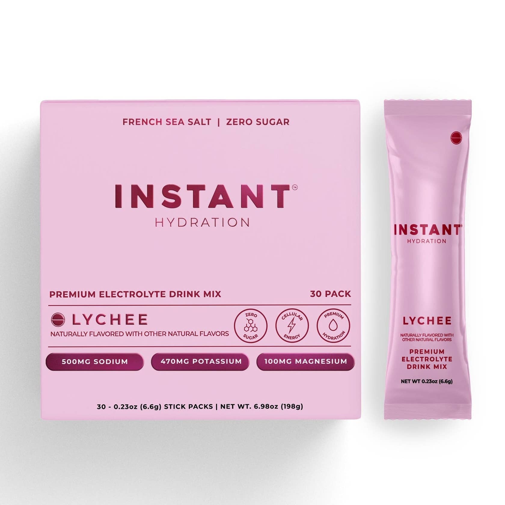 Instant Hydration - Premium Electrolyte Mix: Lychee
