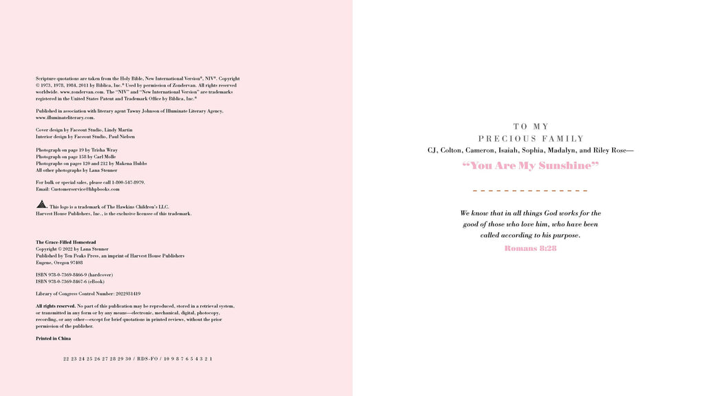 Harvest House Publishers Gift & Specialty Books - The Grace-Filled Homestead: Hardcover / English