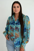 TURQUOISE COWGIRL COLLAGE