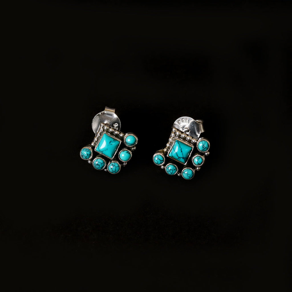 Hydro Turquoise Studs