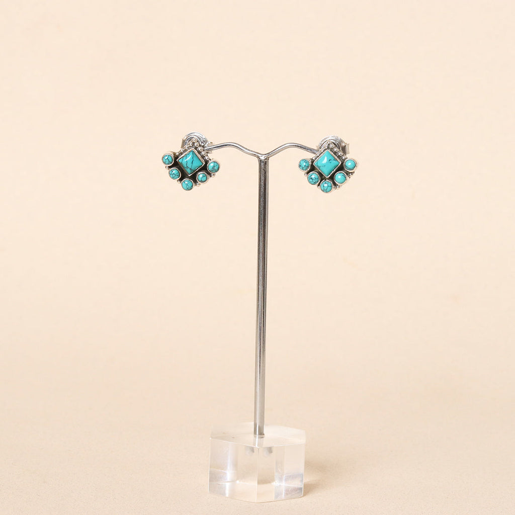 Hydro Turquoise Studs