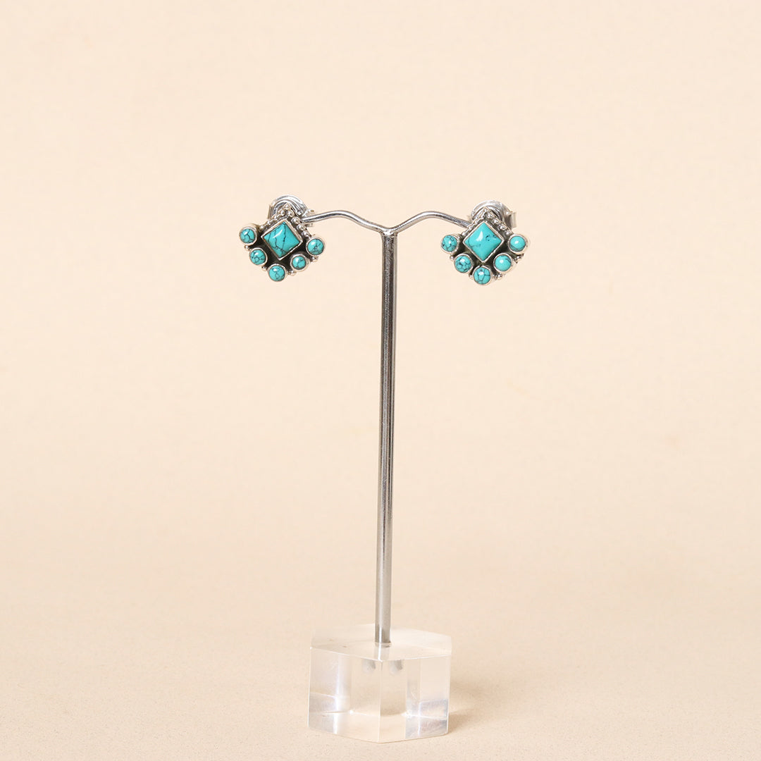 Hydro Turquoise Studs