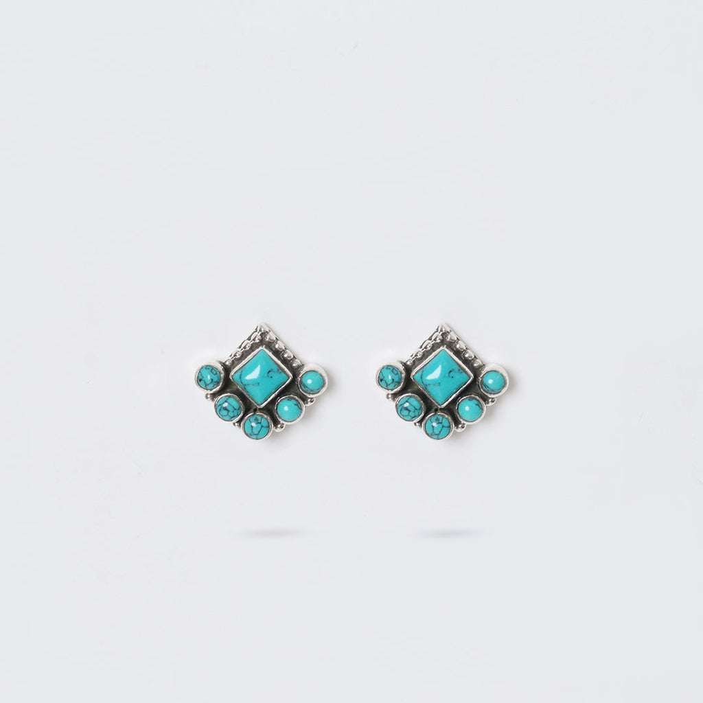 Hydro Turquoise Studs