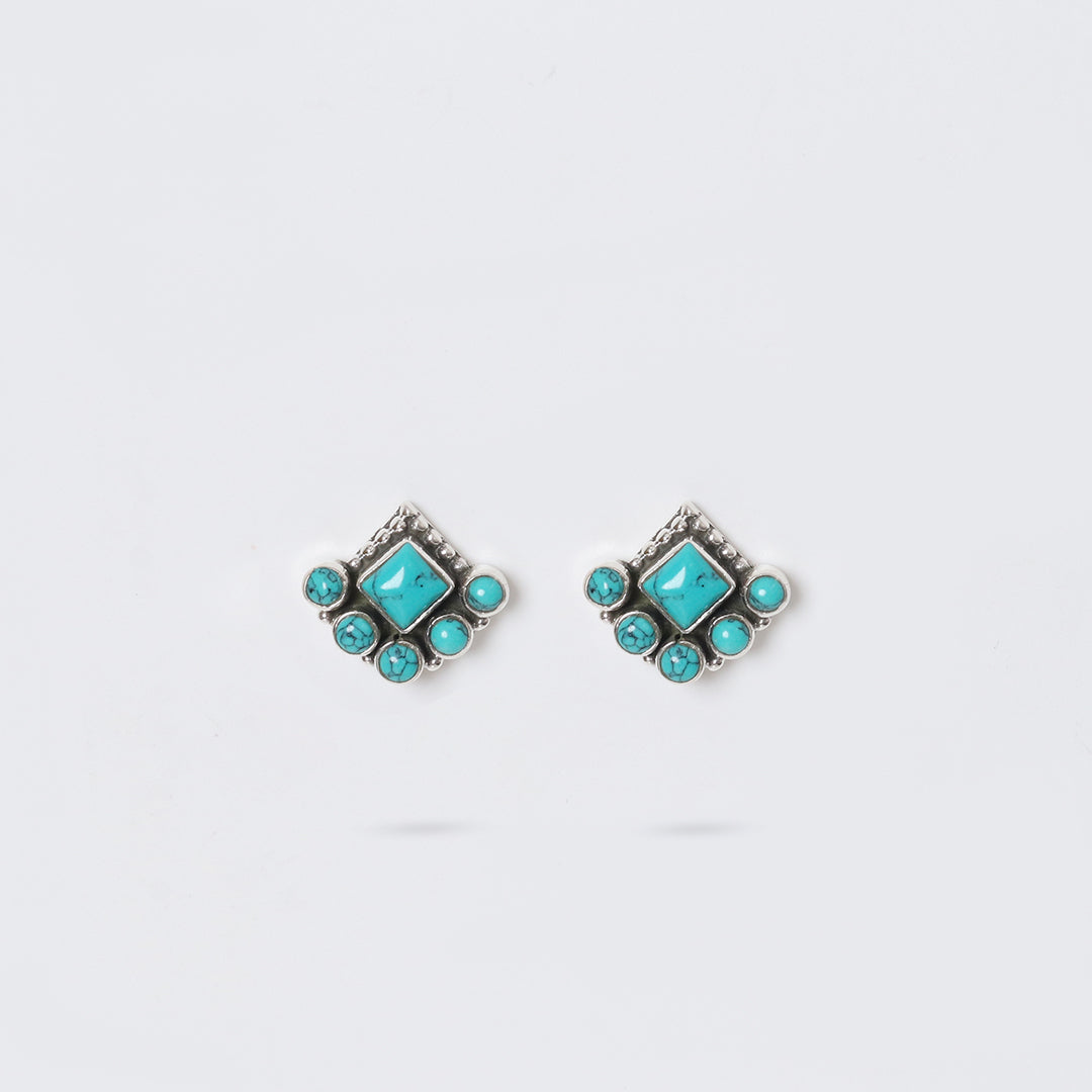 Hydro Turquoise Studs