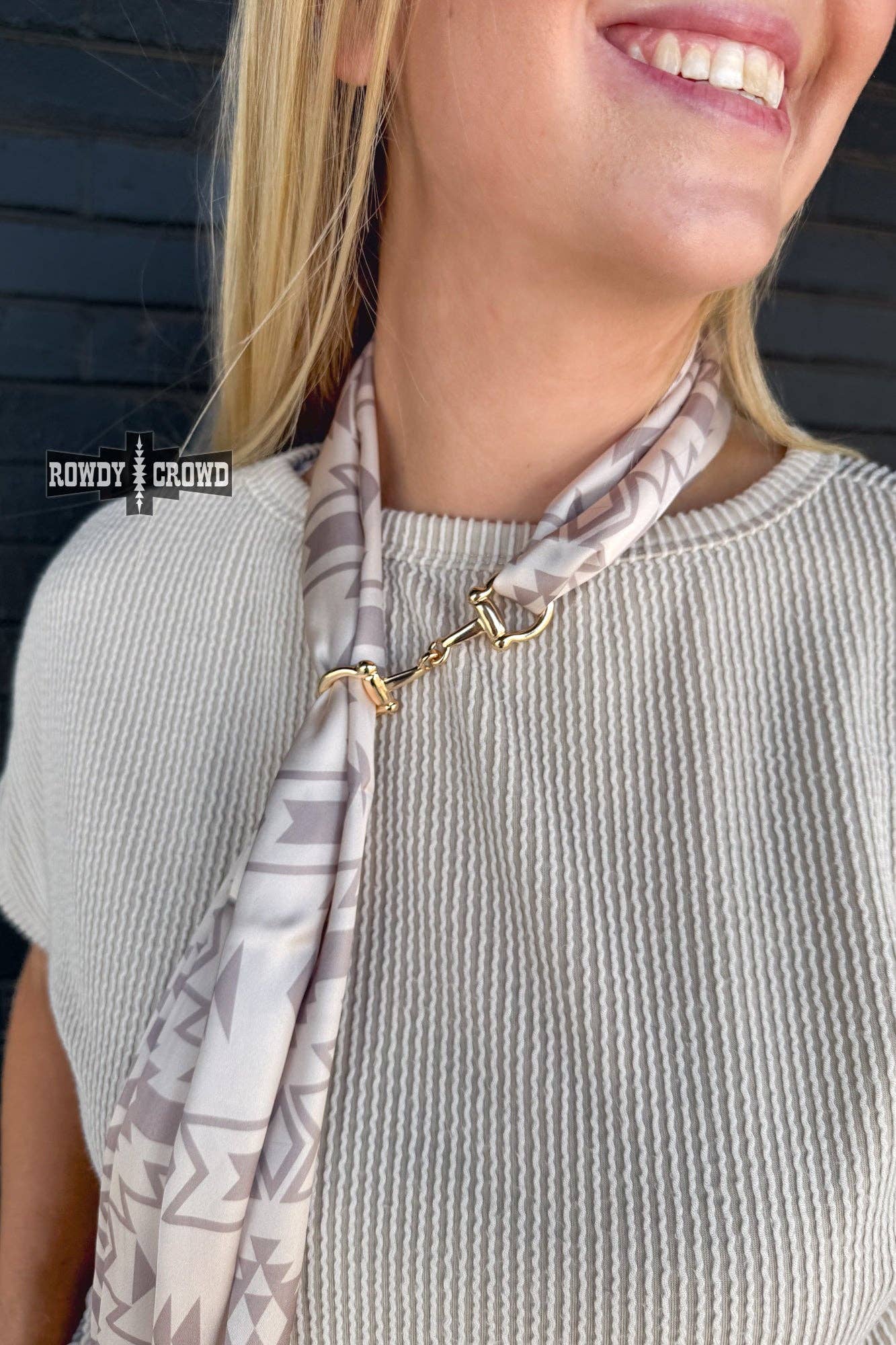 Rowdy Crowd Clothing - Snazzy Snaffle Scarf Slide