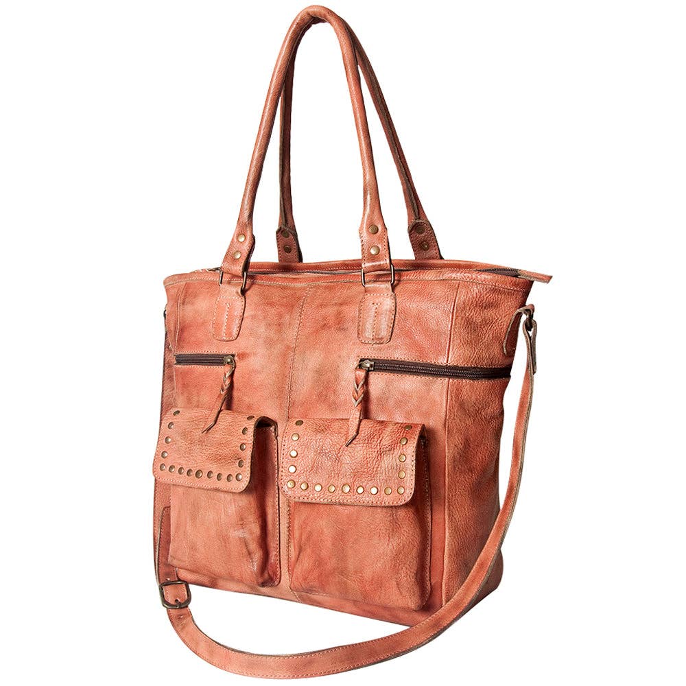 Tote Genuine Leather women bag western Bag