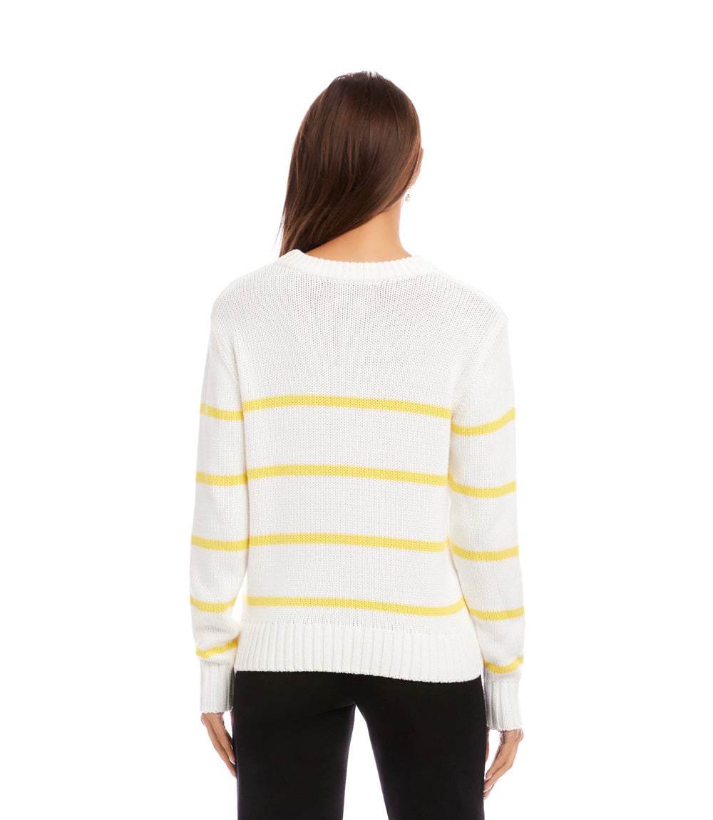 Stripe Crewneck Sweater