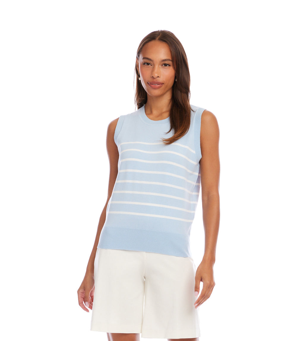 Stripe Sweater Tank