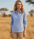 Ruched Sleeve Button-Up Shirt