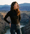 Ribbed Long Sleeve Turtleneck Top