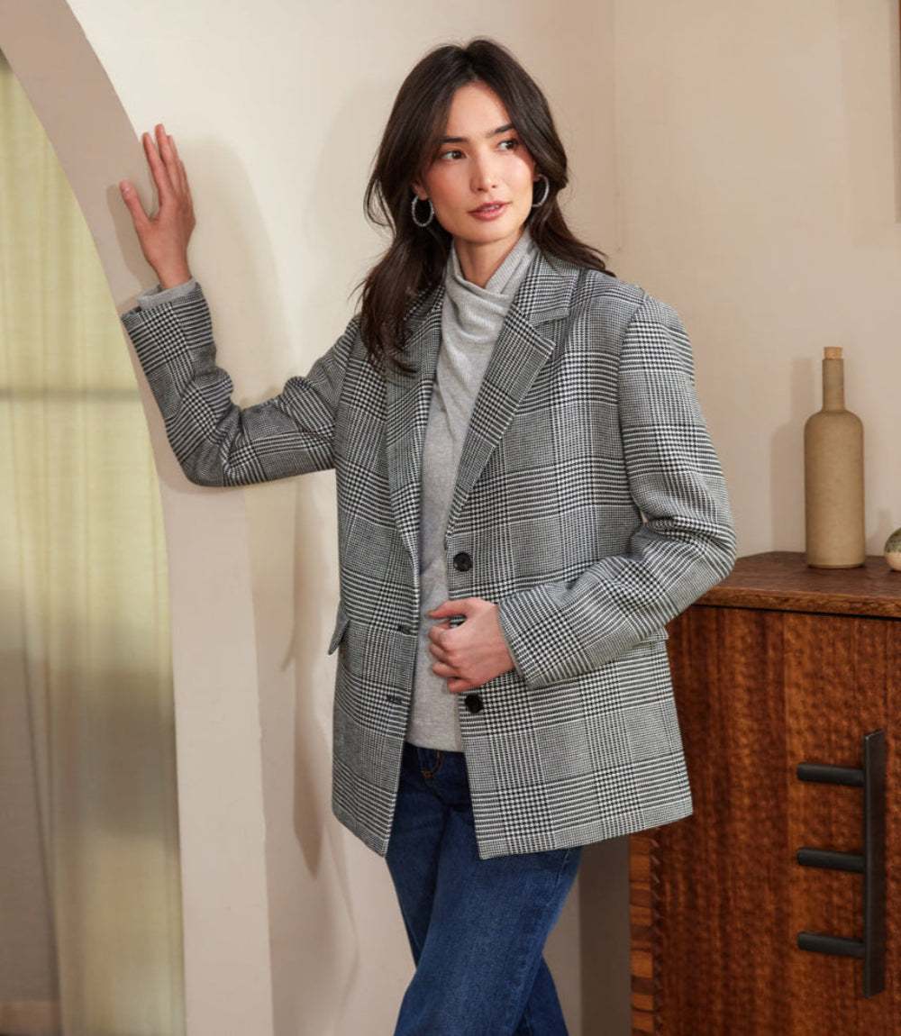 Houndstooth Blazer