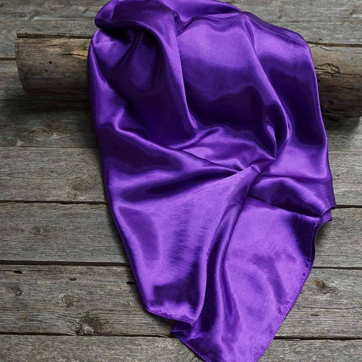 Rodeo Drive - 35X35" Solid Purple Wild Rag / Scarf WRS1