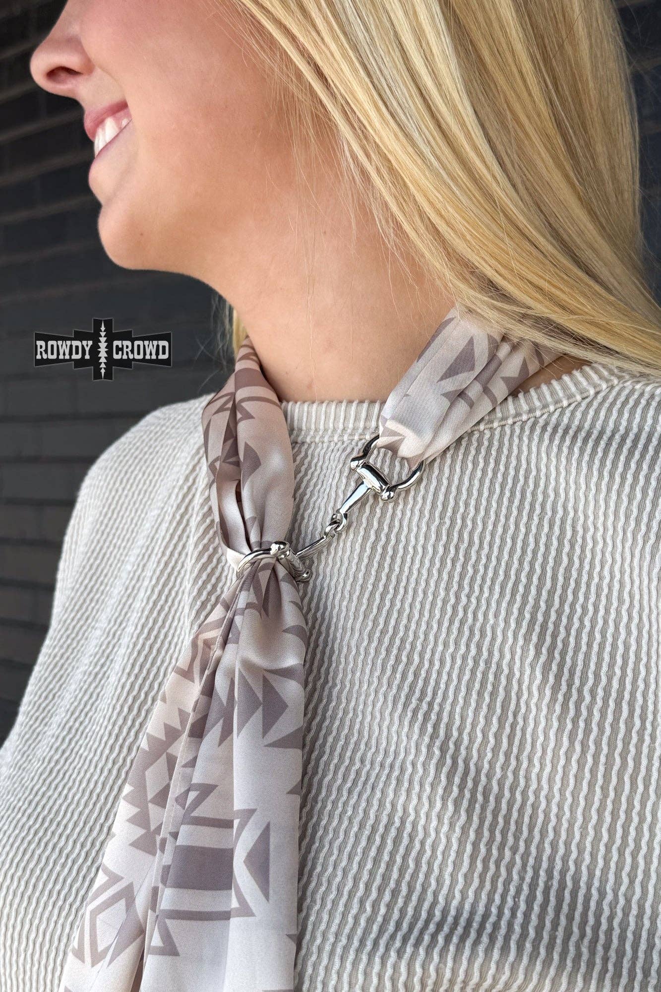 Rowdy Crowd Clothing - Snazzy Snaffle Scarf Slide
