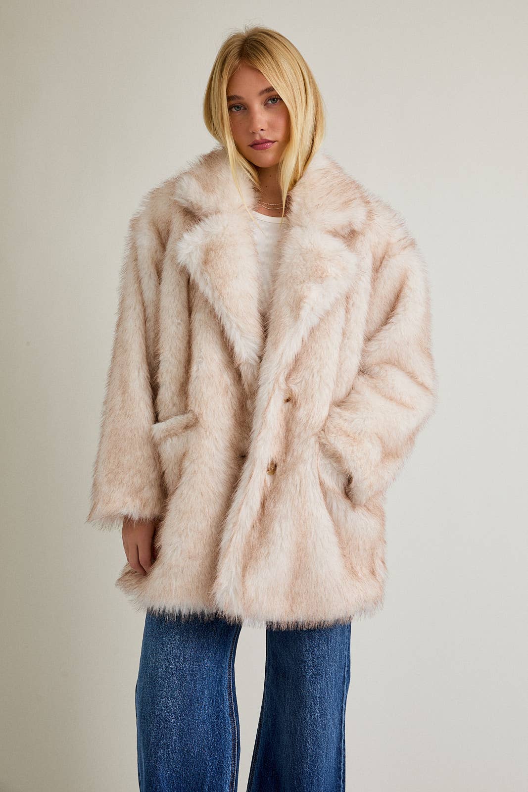 The Monroe Faux Fur Coat