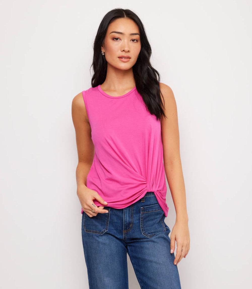 Sleeveless Pick-Up Top