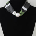 3AM BY H&D ACCESSORIES - Scarf Pearl Slider Choker Necklace