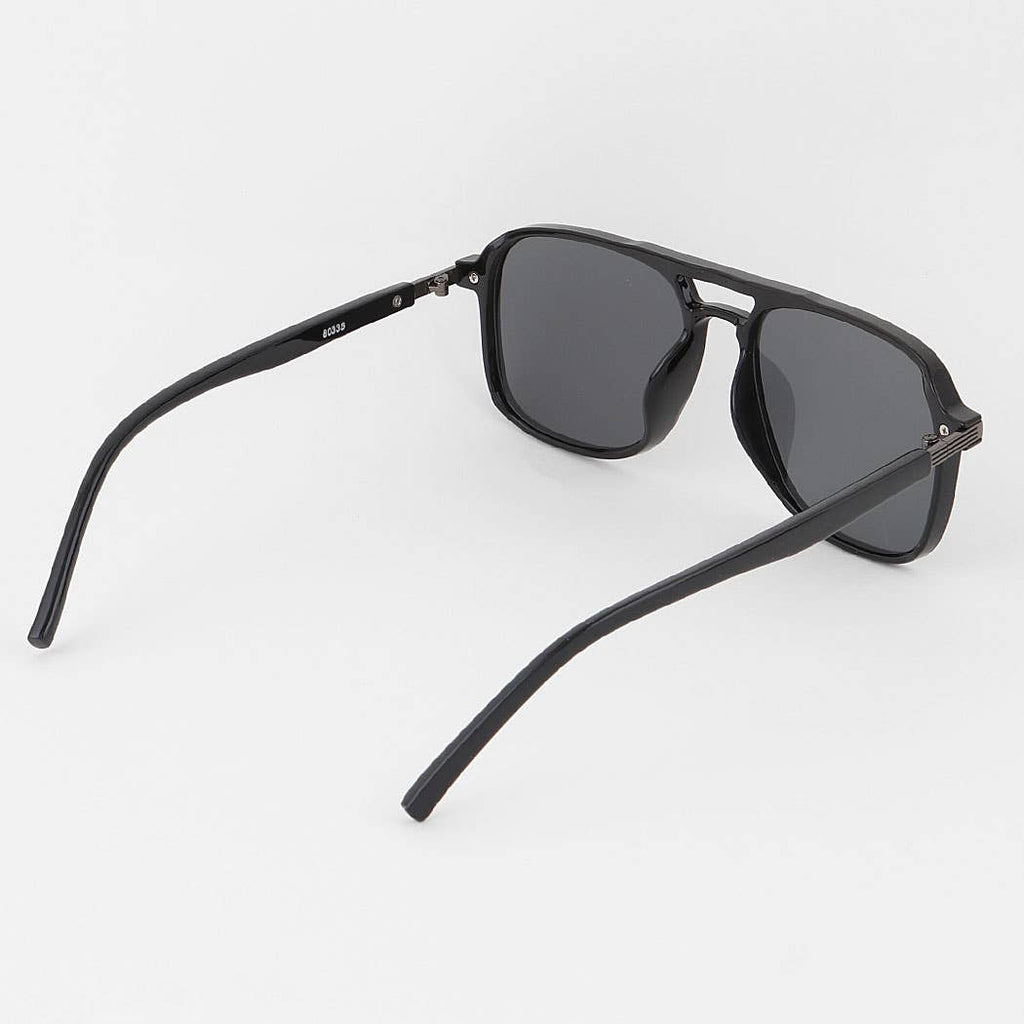3AM BY H&D ACCESSORIES - Straight Aviator Sunglasses