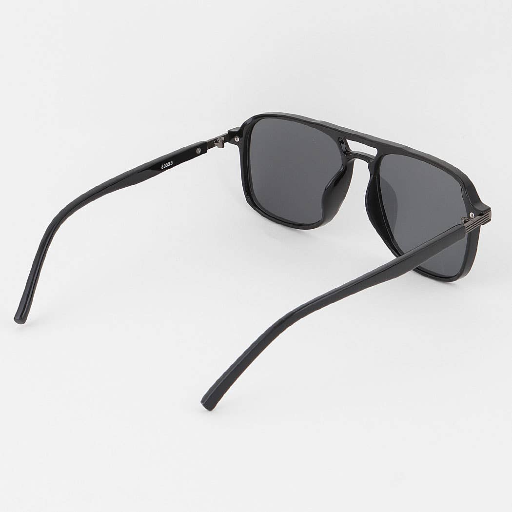 3AM BY H&D ACCESSORIES - Straight Aviator Sunglasses