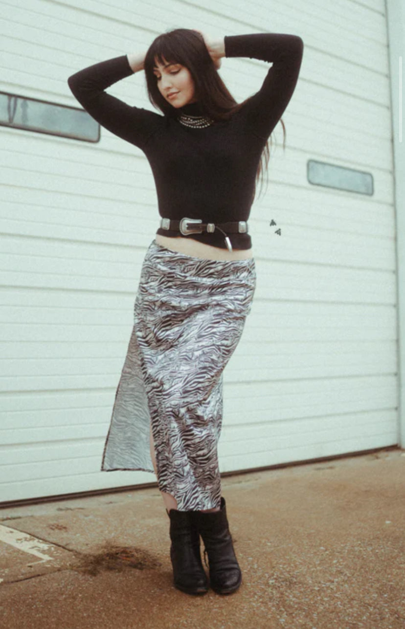 SLITASTIC SKIRT *WILD THING
