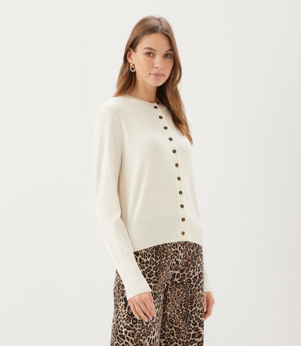 Button-Up Cardigan Sweater
