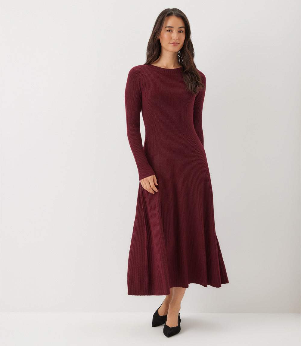 Seamless Sweater Midi Dress