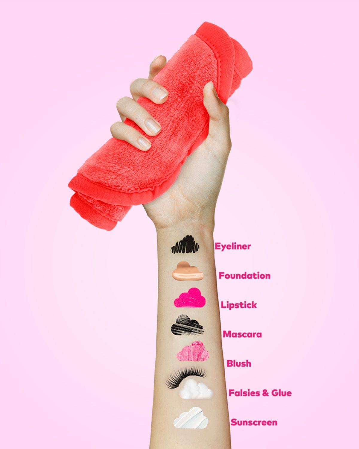 MakeUp Eraser - MakeUp Eraser Solid PRO: Love Red