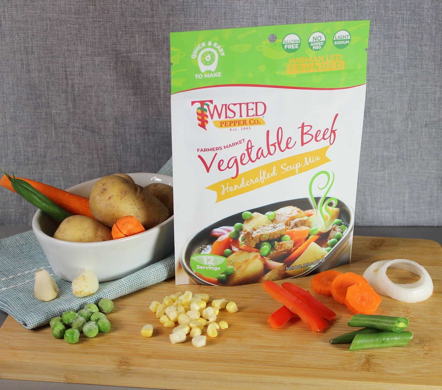 Twisted Pepper Co - Farmers Market Vegetable Beef Stew