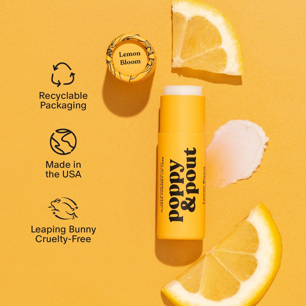 Poppy & Pout - Lip Balm, Lemon Bloom