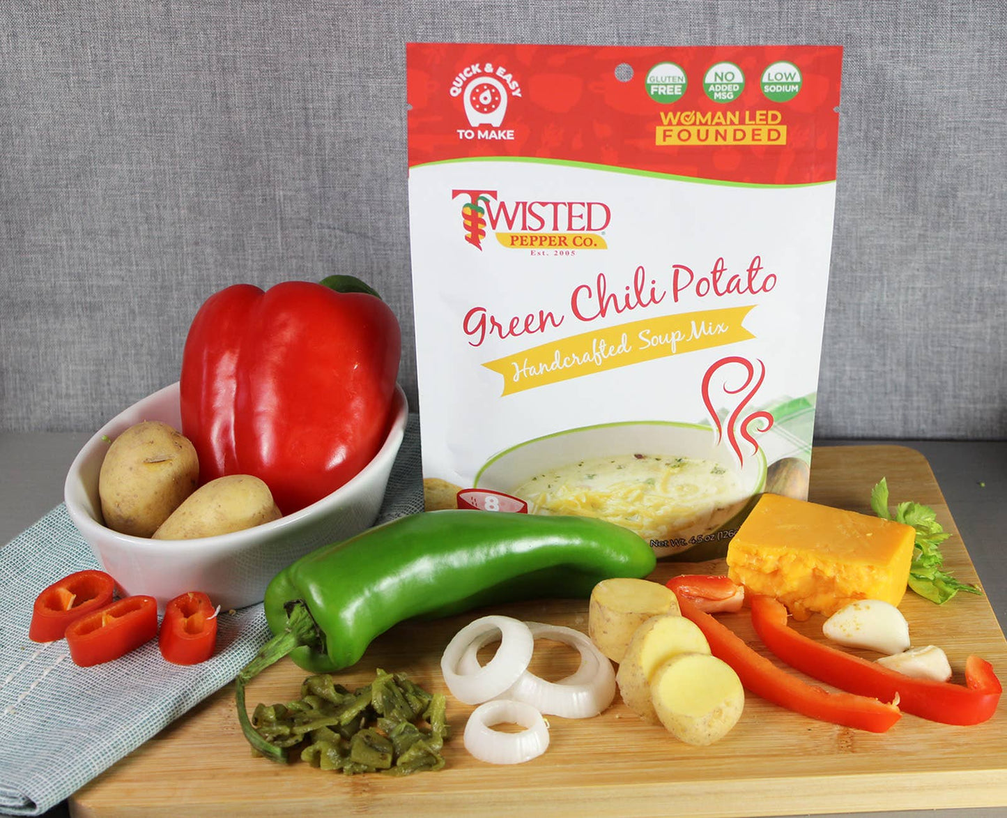 Twisted Pepper Co - Green Chile Potato Soup Mix