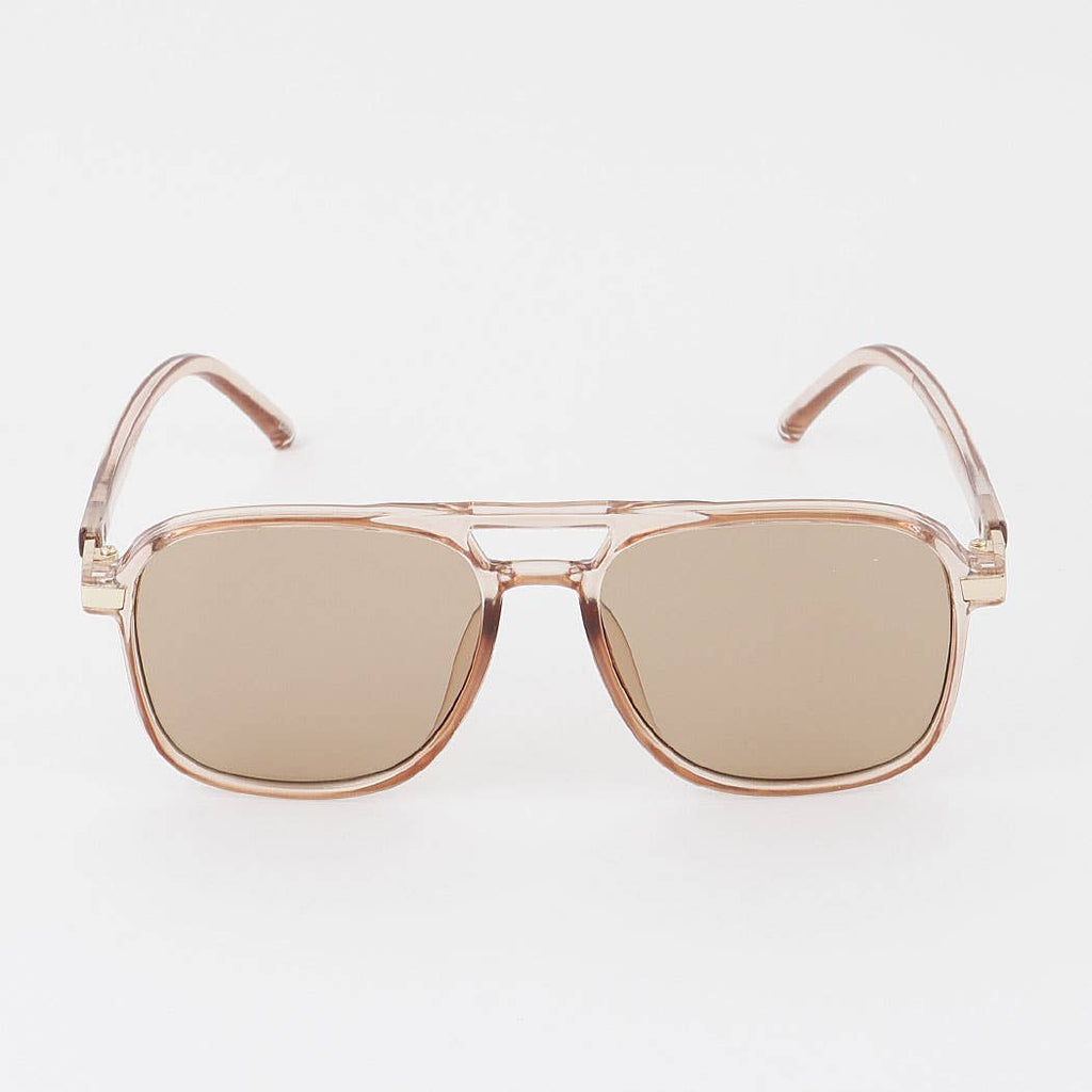 3AM BY H&D ACCESSORIES - Straight Aviator Sunglasses