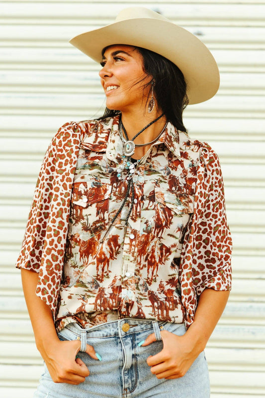 Turquoise Haven - TH102 S226 COWBOY CHEETAH (1 Piece)