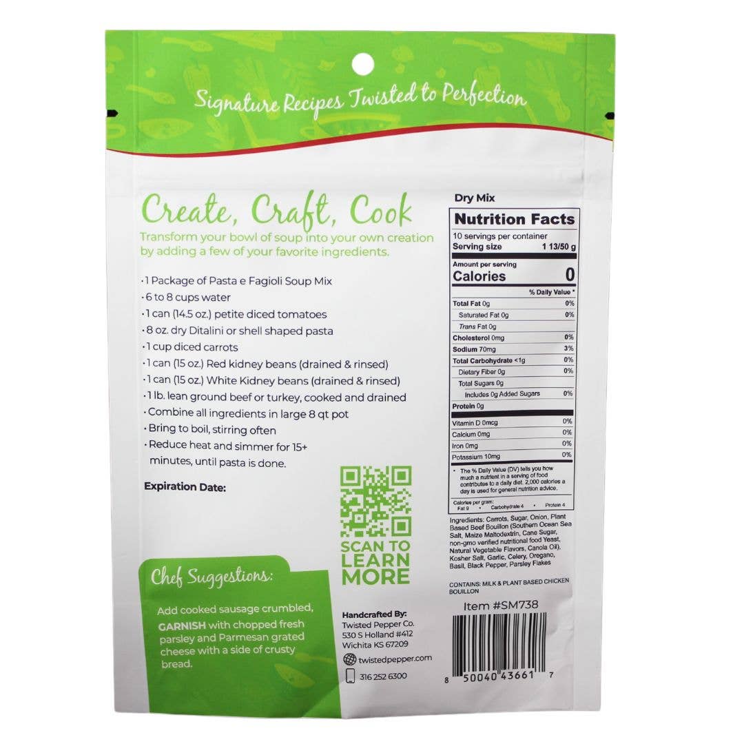 Twisted Pepper Co - Pasta E Fagioli Soup Mix