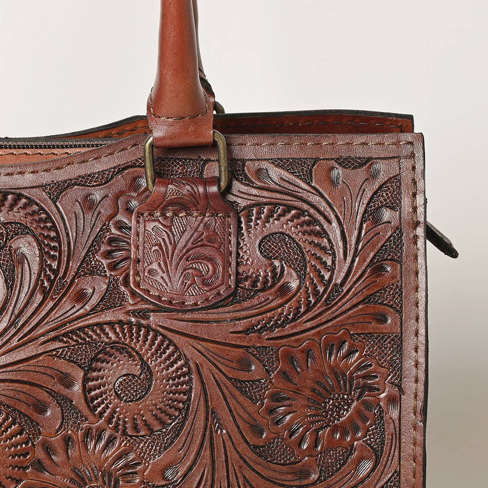 Tote Genuine Leather women bag western Bag