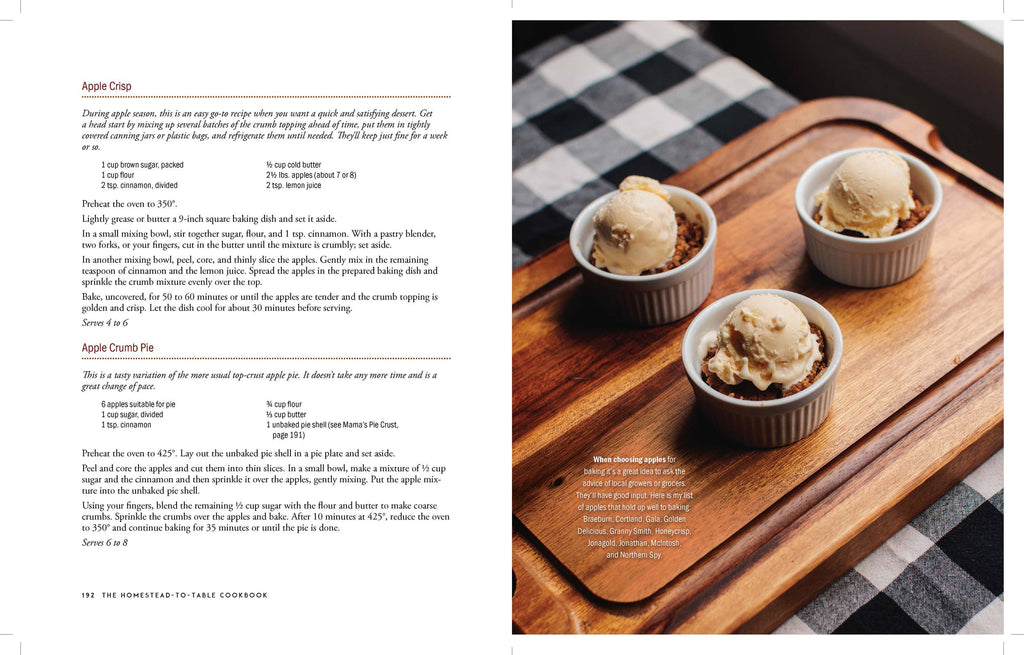 Harvest House Publishers Gift & Specialty Books - The Homestead-to-Table Cookbook: Paperback / English