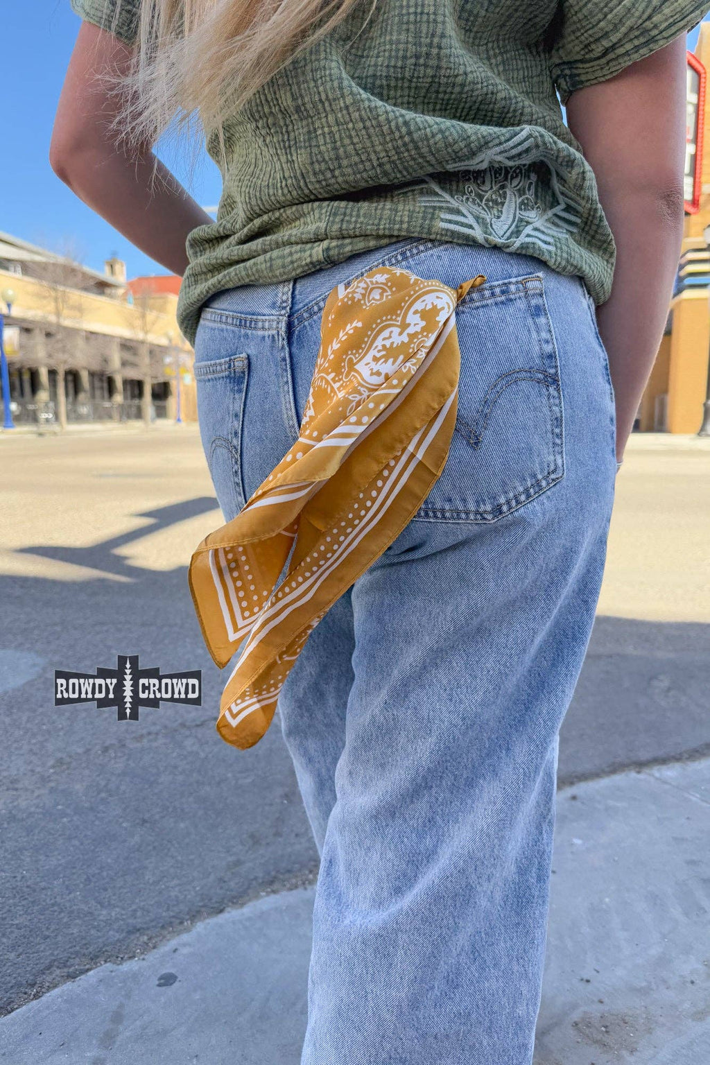 Rowdy Crowd Clothing - SMALL Buffalo Bandana Wild Rags