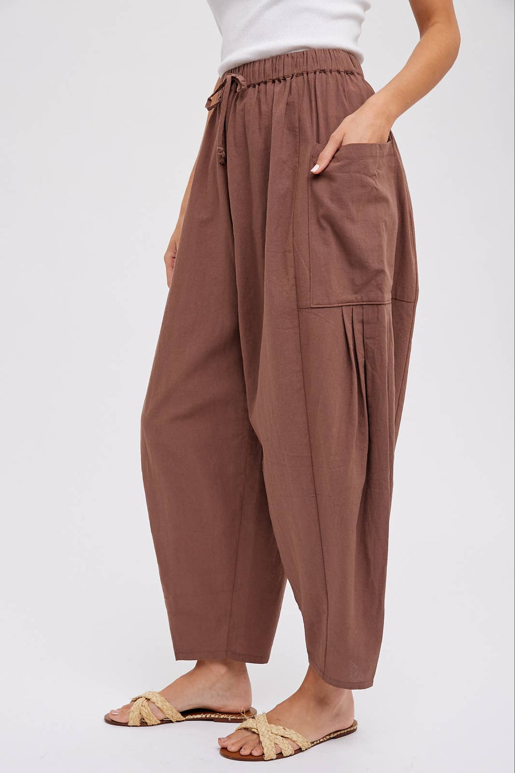EFFORTLESS HAREM PANTS