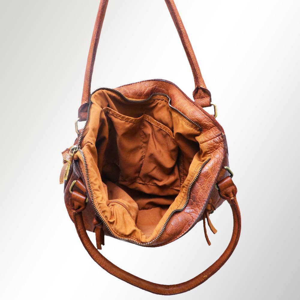 A Tote Genuine Leather women bag western Bag