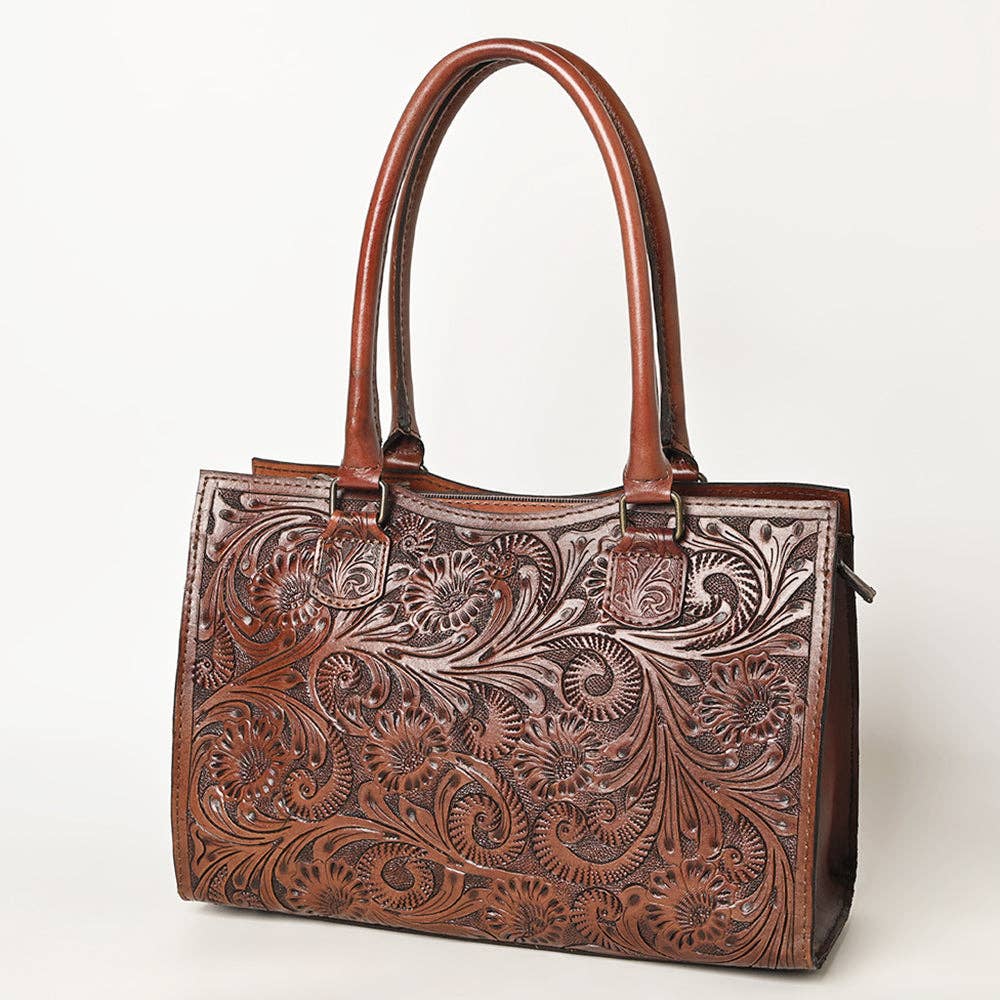 Tote Genuine Leather women bag western Bag