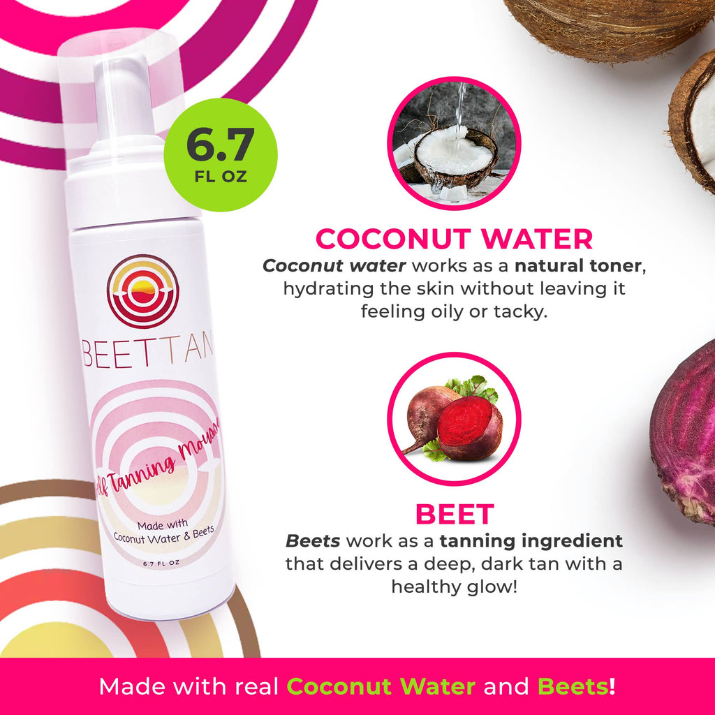 Beettan LLC - BEETTAN Self Tanning Mousse (Medium-Dark)