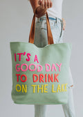 Mint Drink On The Lake Tote