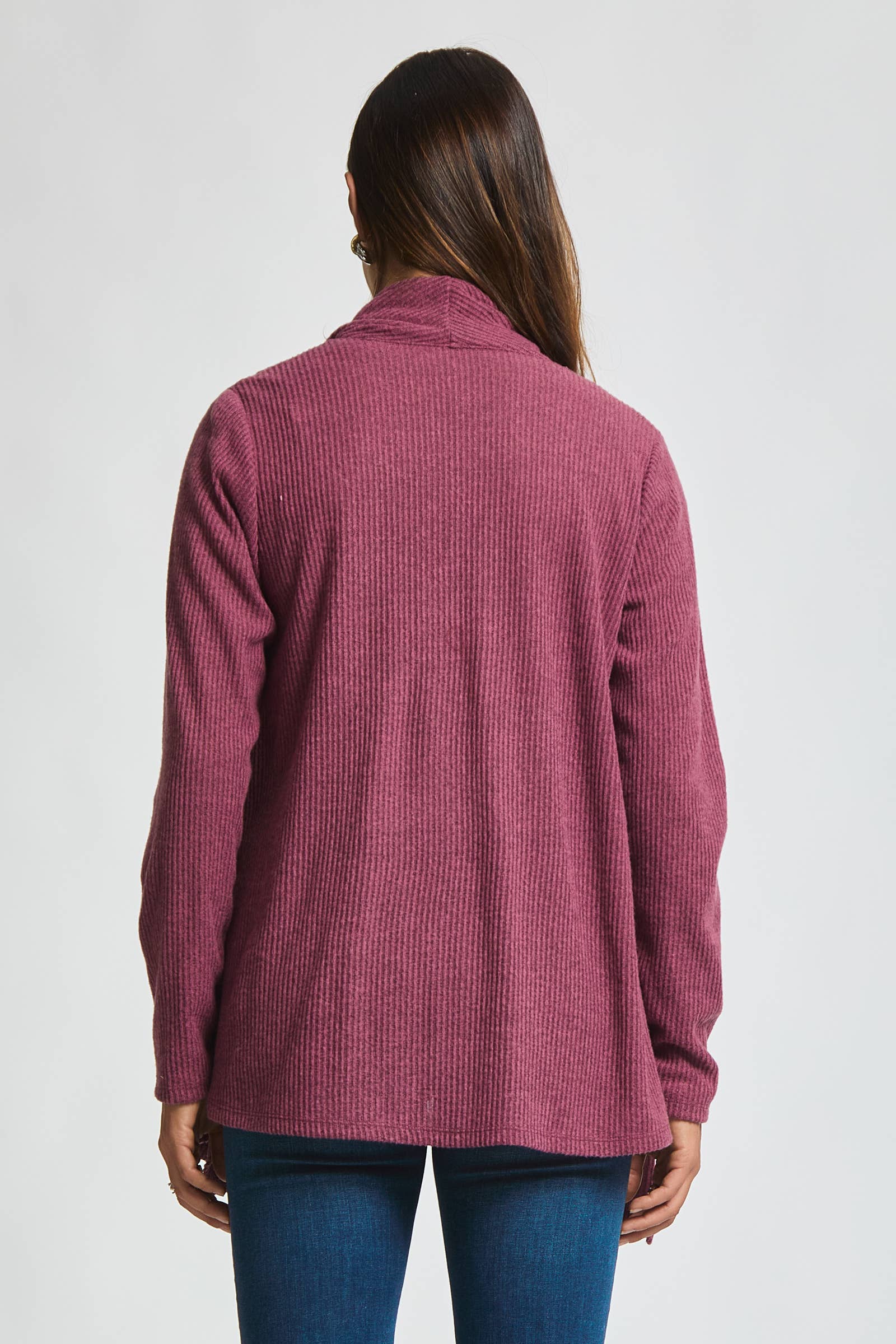 Wrap Top w/ Button Front