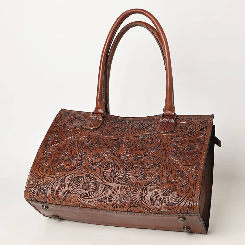 Tote Genuine Leather women bag western Bag