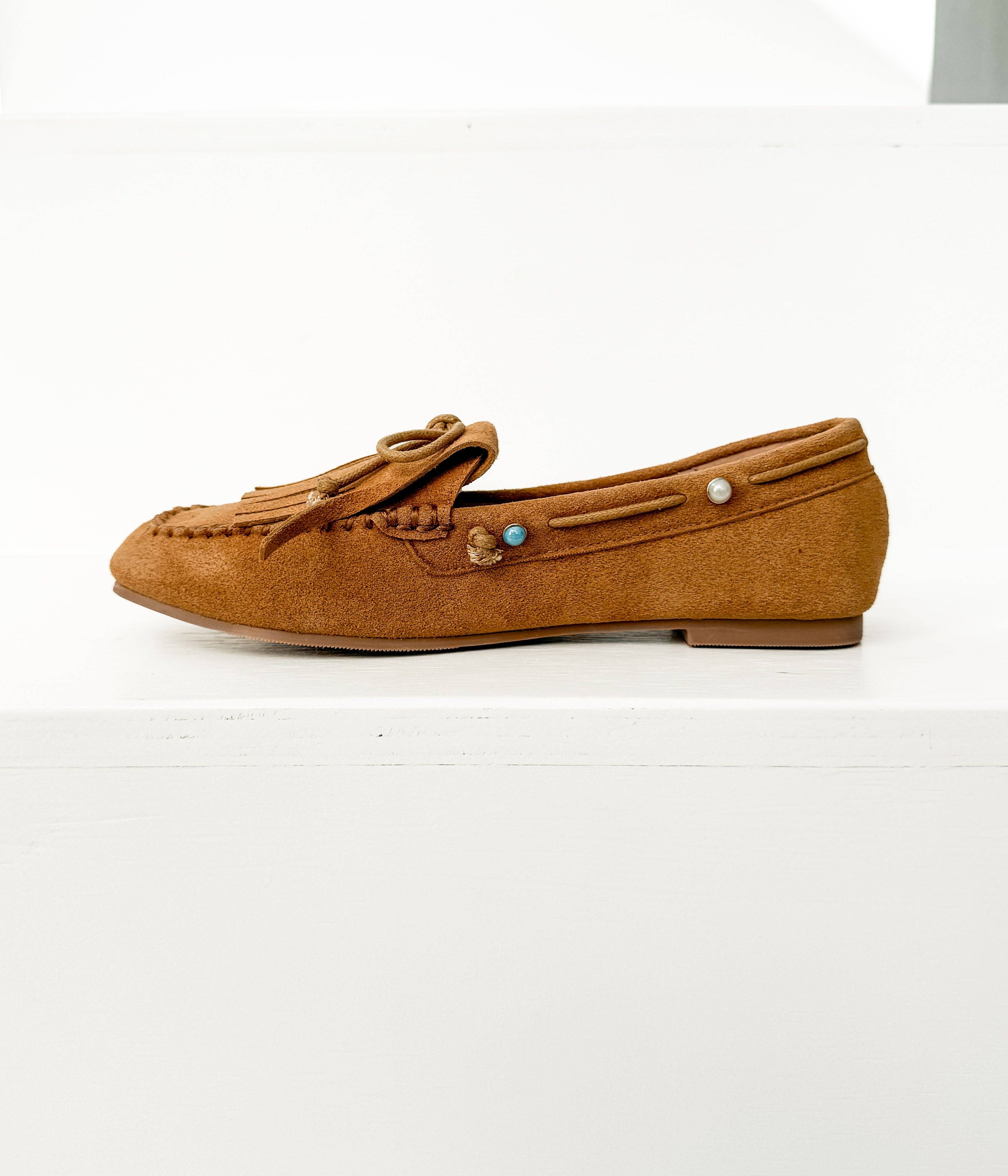 Moccasin Flats in Tan